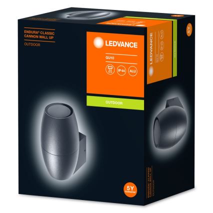 Ledvance - Utomhus vägglampa  CANNON 1xGU10/35W/230V IP44