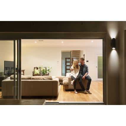 Ledvance - Utomhus vägglampa  CANNON 2xGU10/35W/230V IP44