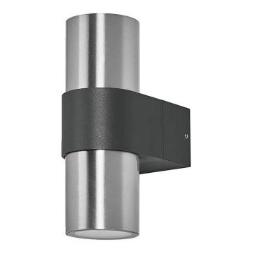 Ledvance - Utomhus vägglampa ENDURA ROTARY 2xGU10/5W/230V IP44