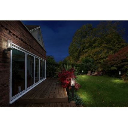 Ledvance - Utomhuslampa AMBER 1xE27/20W/230V IP44