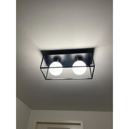 Ledvance - Utomhusväggarmatur DECOR SQUARE 2xG9/28W/230V IP44