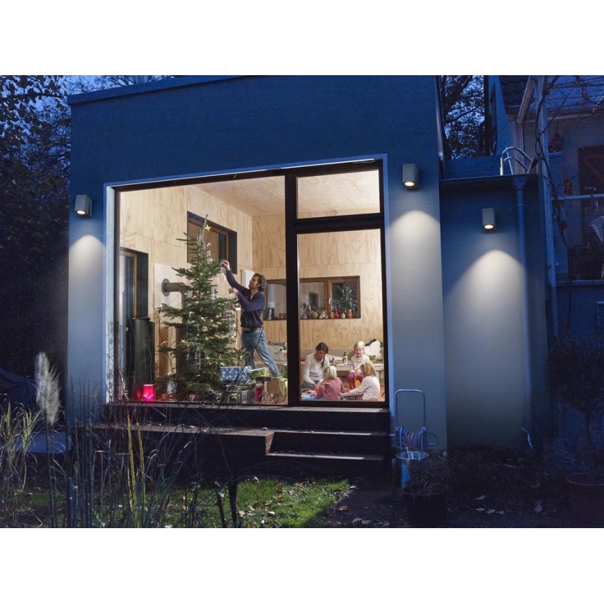 Ledvance - Utomhusvägglampa ENDURA CLASSIC 1xGU10/35W/230V IP44 grå