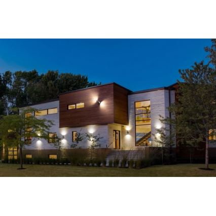 Ledvance - Utomhus vägglampa ENDURA ROTARY 2xGU10/5W/230V IP44