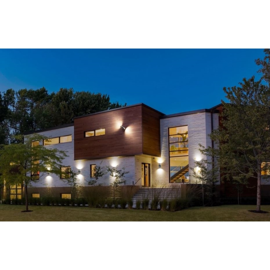 Ledvance - Utomhus vägglampa ENDURA ROTARY 2xGU10/5W/230V IP44