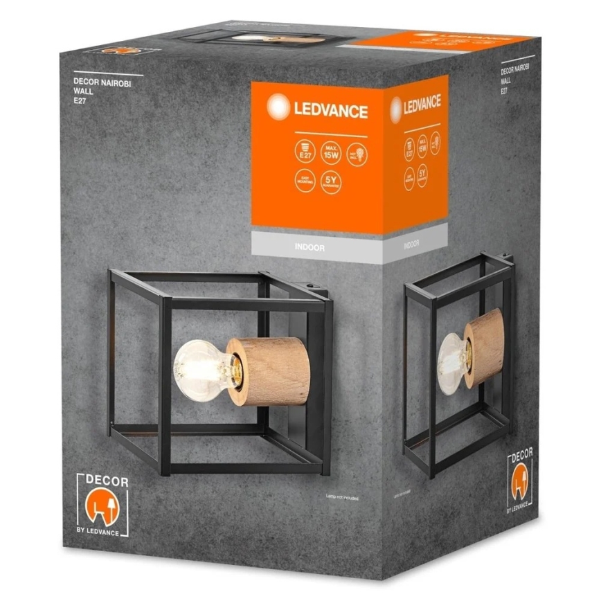 Ledvance - Vägglampa DECOR NAIROBI 1xE27/15W/230V