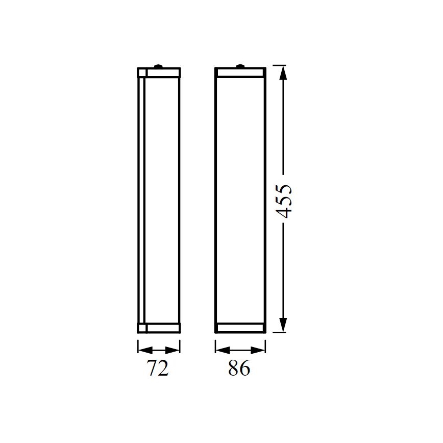 Ledvance - Vägglampa för badrum BATHROOM CLASSIC 3xE14/12W/230V IP44
