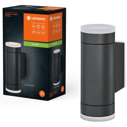 Ledvance - Vägglampa för utomhusbruk IVE 2xGU10/35W/230V IP65