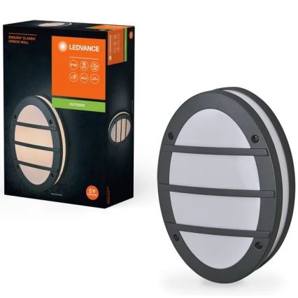 Ledvance - Vägglampa för utomhusbruk ORBICK 2xE27/18W/230V IP65