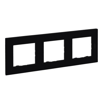 Legrand - 3-facksram NILOE STEP svart