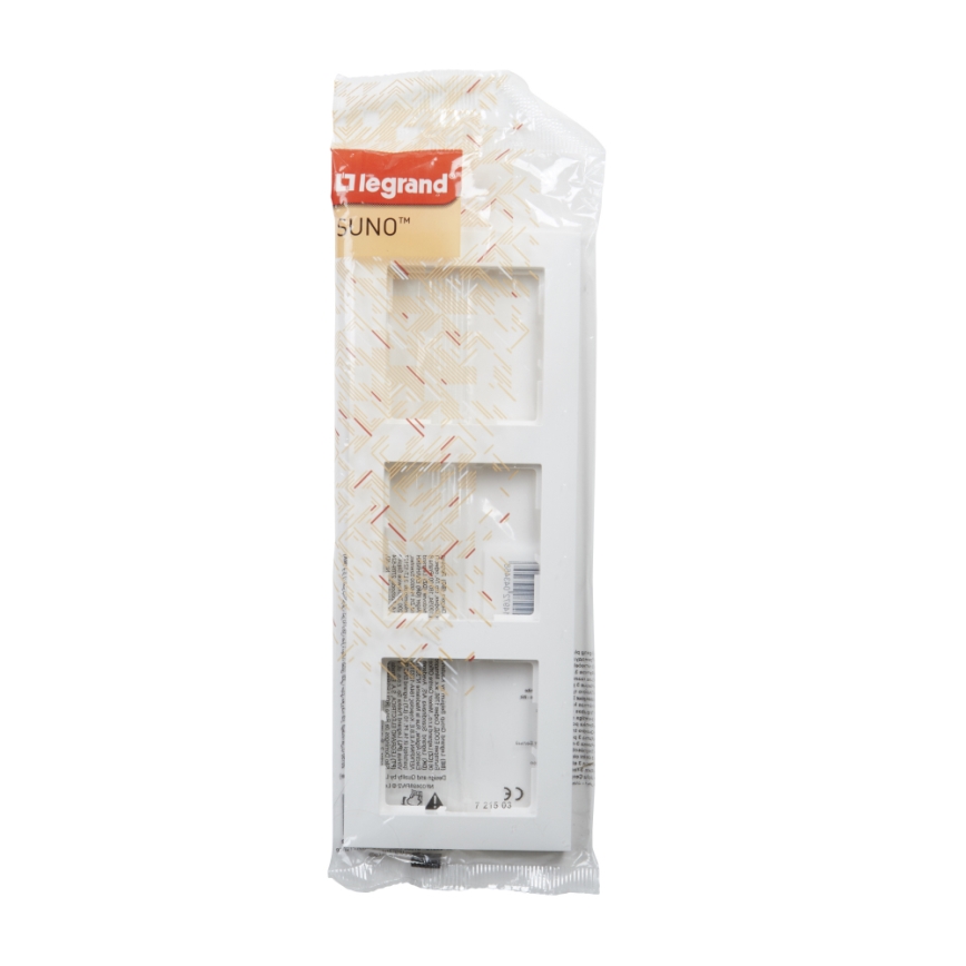 Legrand - 3-facksram SUNO vit