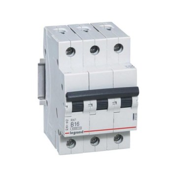 Legrand - 3-polig automatsäkring RX3 3P B 16 A 6000 A