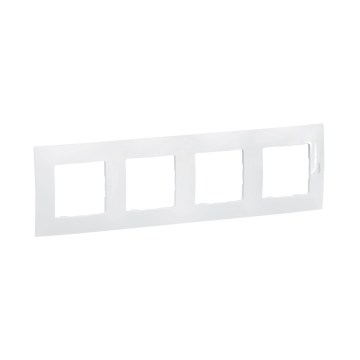 Legrand - 4-facksram NILOE vit