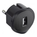 Legrand 50681 - USB Plug-in adapter 230V/1,5A svart