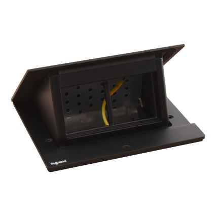 Legrand 654802 - Uttagsram för bordsskiva POP-UP 4M svart