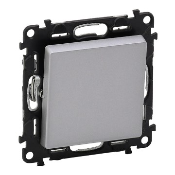 Legrand 752301 - Strömbrytare VALENA LIFE nr 1 250V/10A aluminium