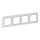 Legrand 754034 - Ram till strömbrytare VALENA LIFE, 4-modul, vit/krom