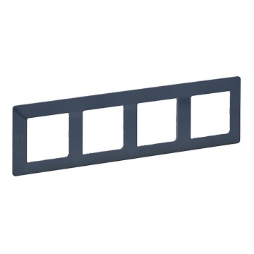 Legrand 754094 - Ram till strömbrytare VALENA LIFE 4P, azurblå