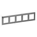 Legrand 754155 - Ram för VALENA LIFE 5P-strömbrytare, rostfritt stål