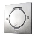 Legrand 89700 - Ram för golvuttag PLATINUM 2M IP44 rostfritt stål