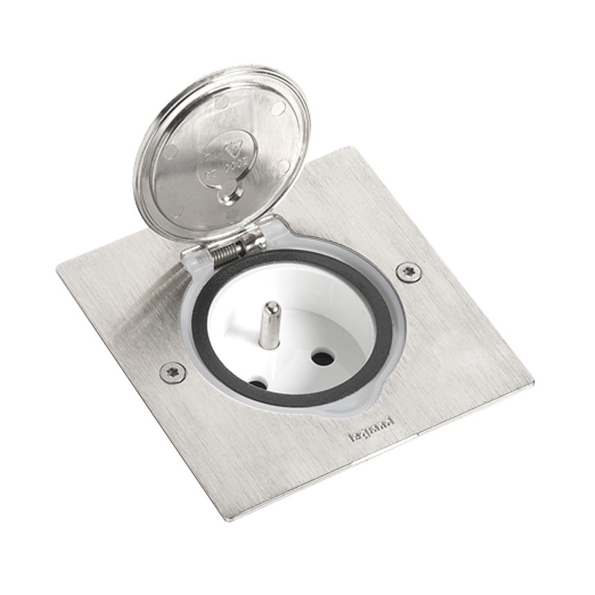 Legrand 89700 - Ram för golvuttag PLATINUM 2M IP44 rostfritt stål