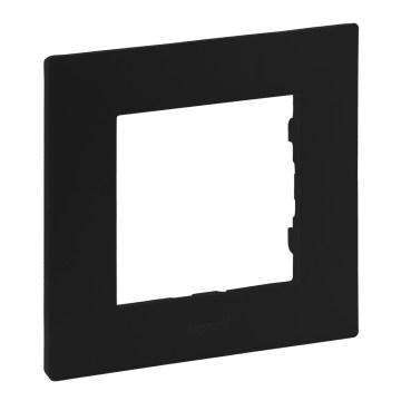 Legrand - Enkel ram NILOE STEP svart