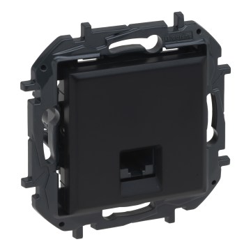 Legrand - Ethernetuttag RJ45 utan ram NILOE STEP svart