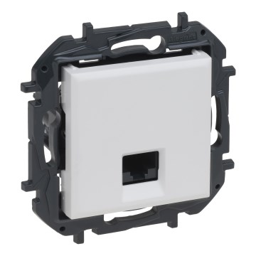 Legrand - Ethernetuttag RJ45 utan ram NILOE STEP vit