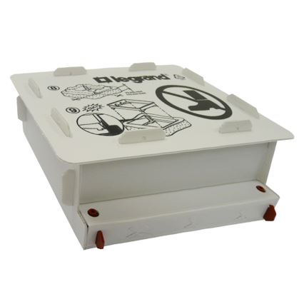 LEGRAND - Golvbox för betong 18 moduler (9 enheter 45x45)