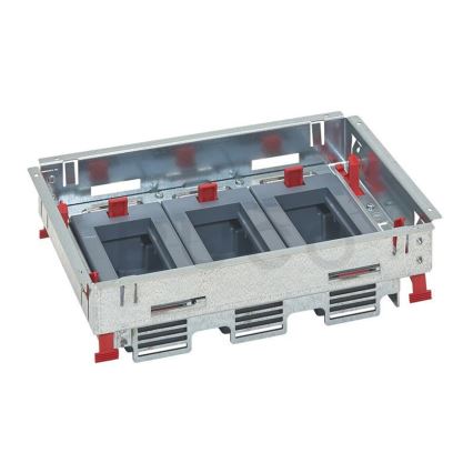 LEGRAND - Golvbox för dubbelgolv 12 moduler (6 enheter 45x45)