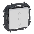 Legrand - Jalusibrytare utan ram NILOE STEP, vit