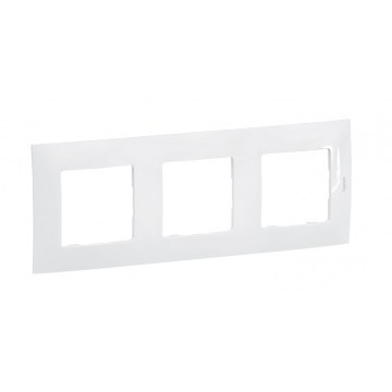 Legrand - NILOE 3-facksram vit