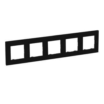 Legrand - Ram för fem moduler NILOE STEP svart