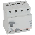 Legrand - RX3 4-polig jordfelsbrytare (4P), 25 A, 30 mA (AC)
