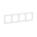 Legrand - SUNO 4-facksram, vit