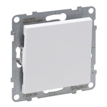 Legrand - Trappbrytare nr. 6 utan ram SUNO vit