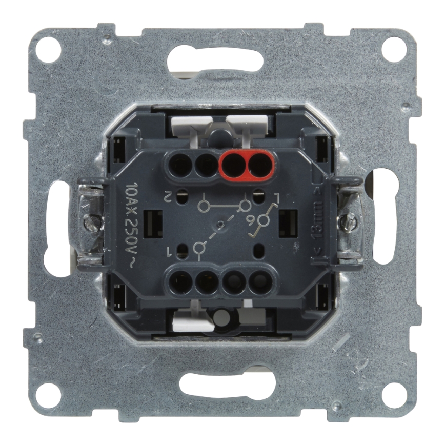 Legrand - Trappbrytare nr. 6 utan ram SUNO vit