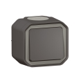 Legrand - Trappströmbrytare nr 6 PLEXO IP55 antracit