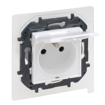 Legrand - Utomhusuttag utan ram NILOE STEP 250V IP44 vit