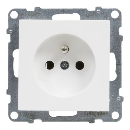 Legrand - Vägguttag utan ram SUNO 250V vitt