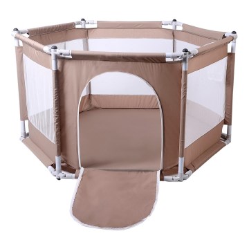 Lekplats 120 cm brun