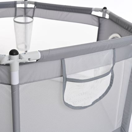 Lekplats 120 cm grå