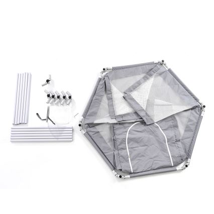 Lekplats 120 cm grå