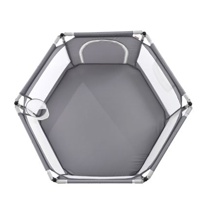 Lekplats 120 cm grå