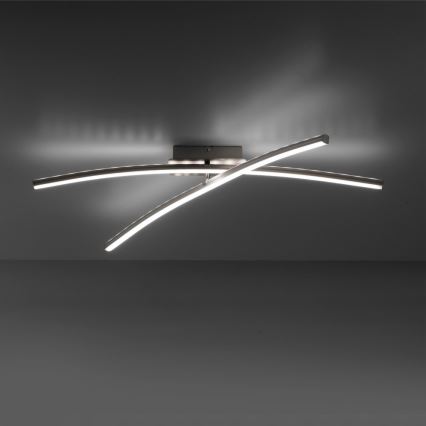 Leuchten Direkt 11255-55 - LED RGB Dimbar ytmonterad ljuskrona ALINA 2xLED/8,1W/230V 2700-5000K + fjärrkontroll