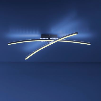 Leuchten Direkt 11255-55 - LED RGB Dimbar ytmonterad ljuskrona ALINA 2xLED/8,1W/230V 2700-5000K + fjärrkontroll