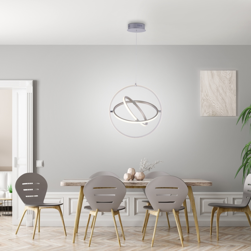 Leuchten Direkt 11260-55 - Dimbar LED-lampakrona med snöre JELLA 3xLED/28W/230V