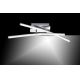 Leuchten Direkt 11270-55 - LED fastsatt Ljuskrona  SIMON 2xLED/5W/230V matt krom