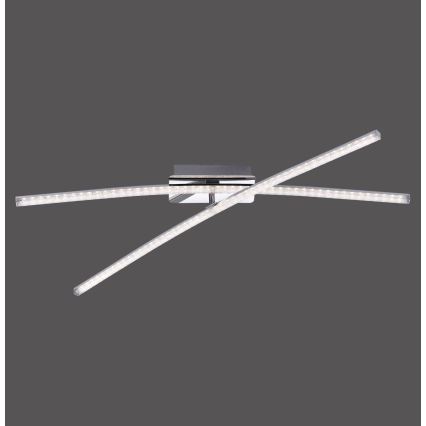 Leuchten Direkt 11292-17 - LED fastsatt Ljuskrona  SIMON 2xLED/8W/230V blank krom 