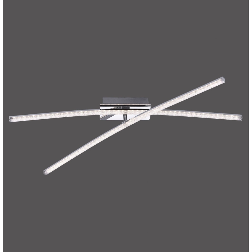 Leuchten Direkt 11292-17 - LED fastsatt Ljuskrona  SIMON 2xLED/8W/230V blank krom 