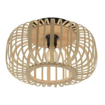 Leuchten Direkt 11412-79 - Taklampa RACOON 1xE27/40W/230V Ø 40 cm bambu